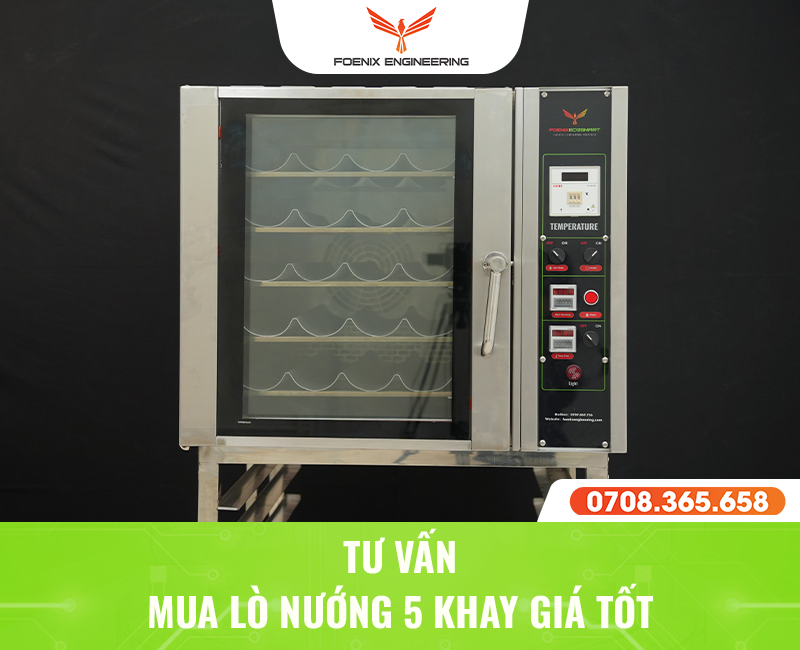 Tìm lò nướng đối lưu giá rẻ dưới 30 triệu có khó không? 3 Mua lò nướng đối lưu giá rẻ tại TPHCM