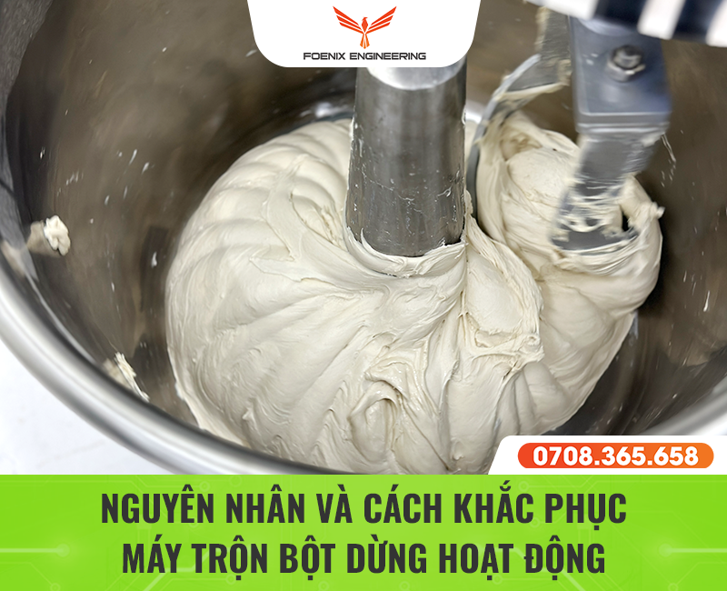 7+ lỗi thường gặp khi dùng máy trộn bột làm bánh và cách khắc phục 2 Cách khắc phục máy trộn bột làm bánh dừng hoạt động