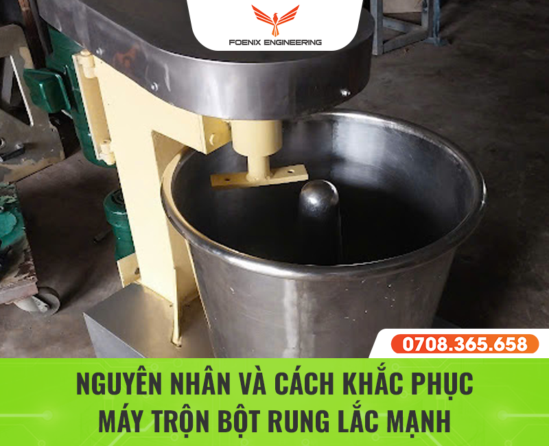 7+ lỗi thường gặp khi dùng máy trộn bột làm bánh và cách khắc phục 41 Máy đánh bột làm bánh bị rung lắc mạnh