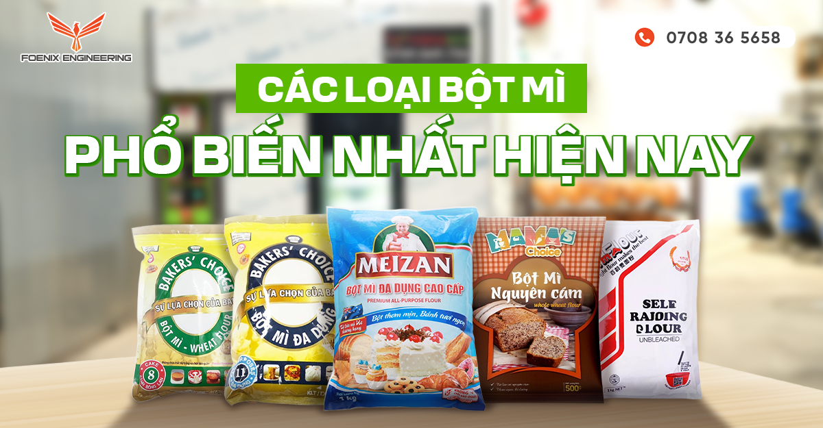 Các loại bột mì làm bánh phổ biến nhất hiện nay