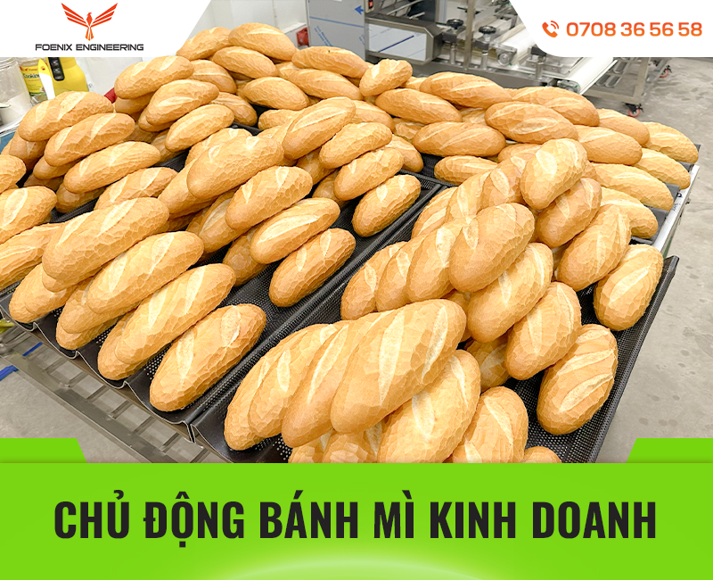 Bộ lò 10 khay Foenix đồng hành cùng bánh mì chảo Vĩnh Long 2 Chủ tiệm bánh mì chảo chủ động nguồn bánh mì