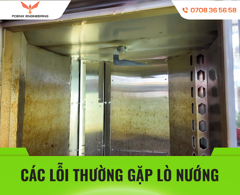 Các lỗi thường gặp ở lò nướng 