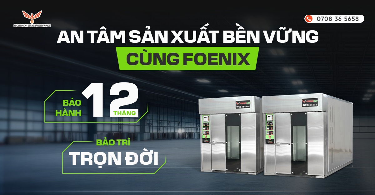 Foenix sửa chữa lò nướng cho chủ lò bánh mì tại Long An
