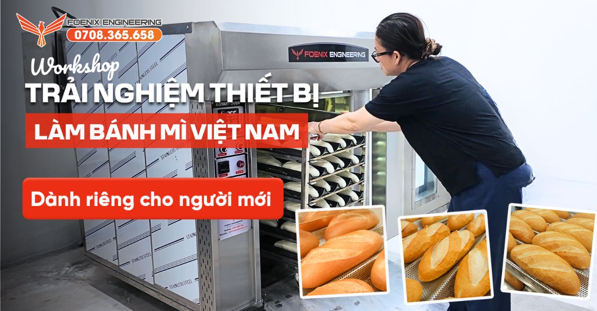 Trải nghiệm miễn phí quy trình làm bánh mì