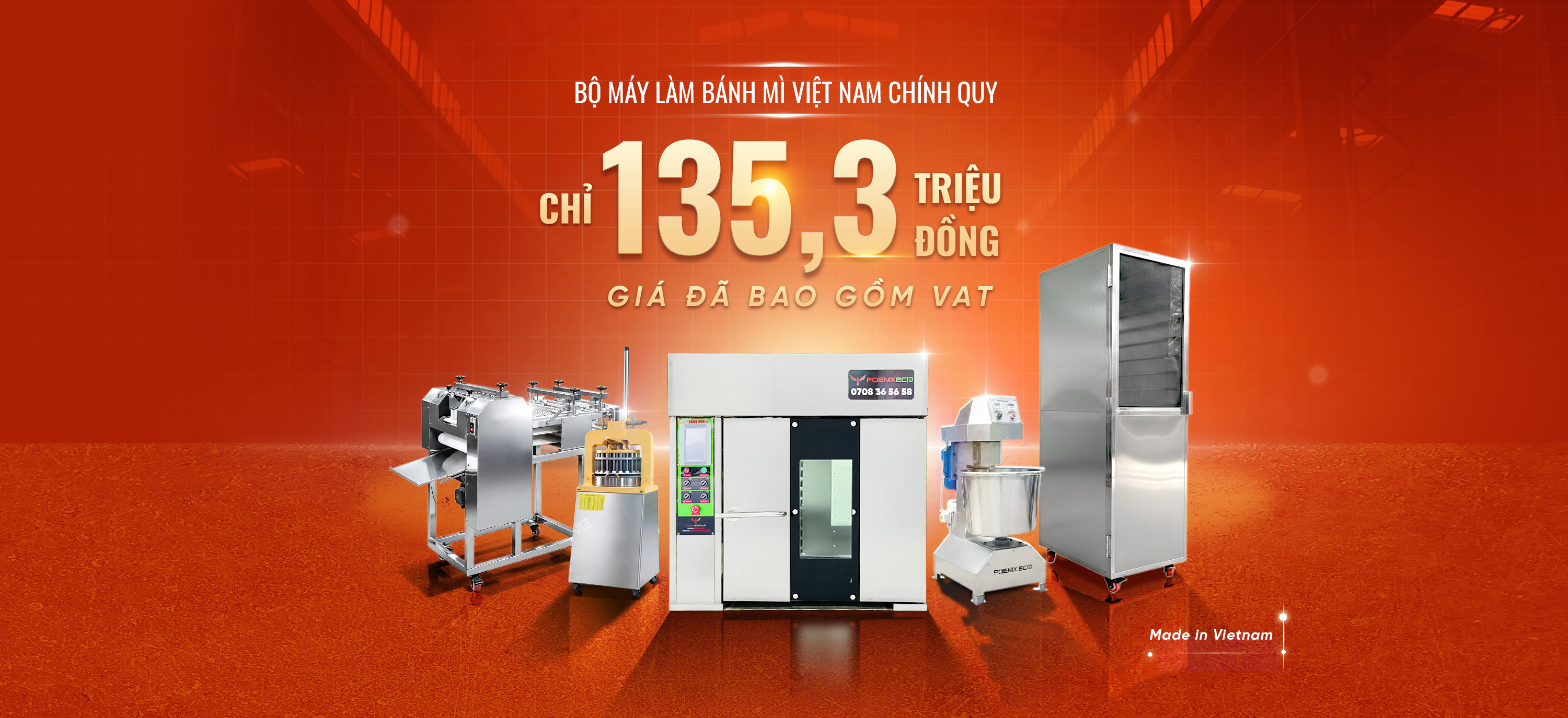 bo may lam banh mi chinh quy